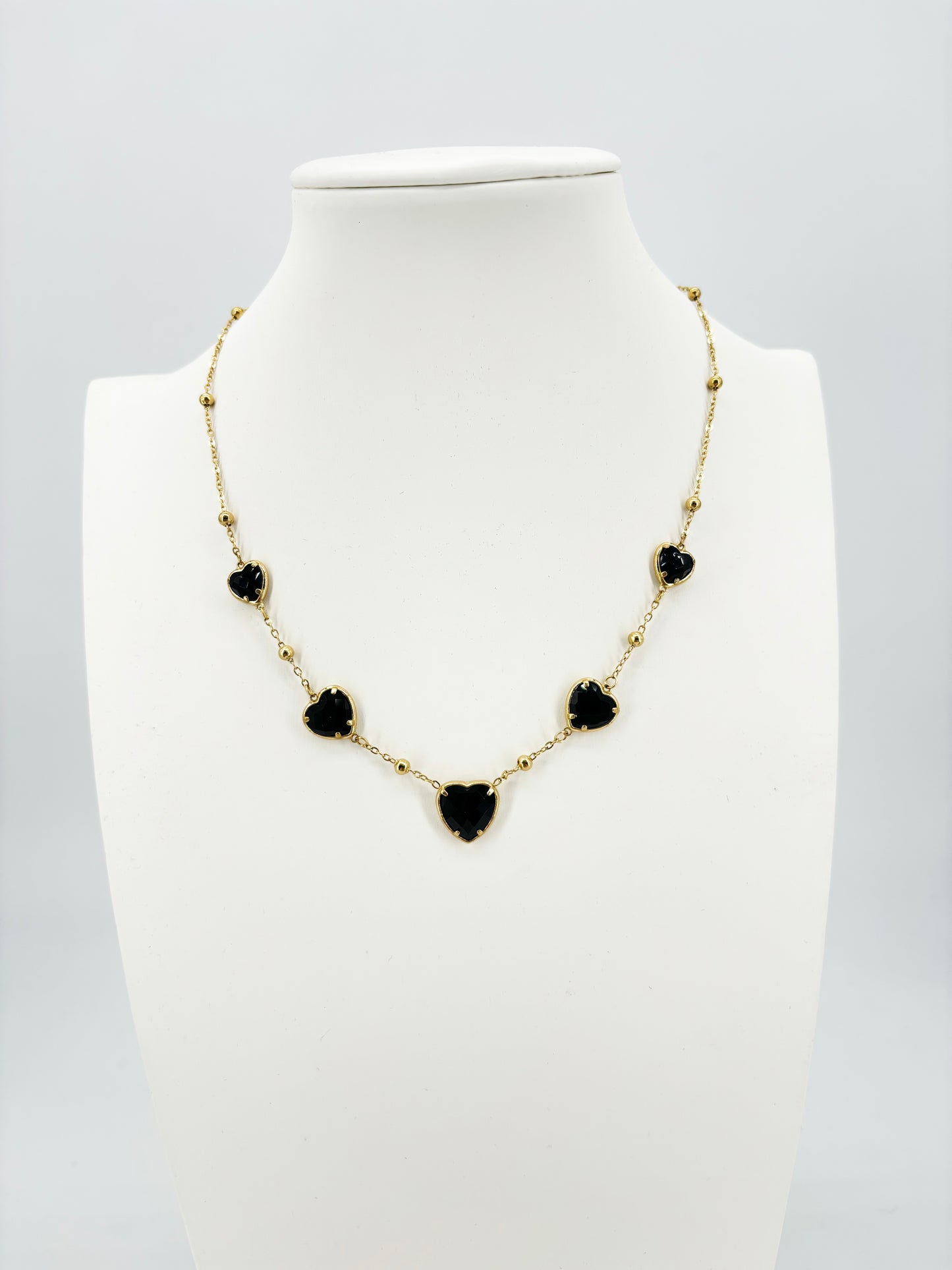 Collana Doppio Cuore Colorati