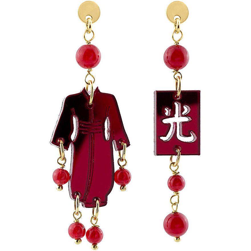 orecchini donna gioielli Lebole Maison Kimono Rossi