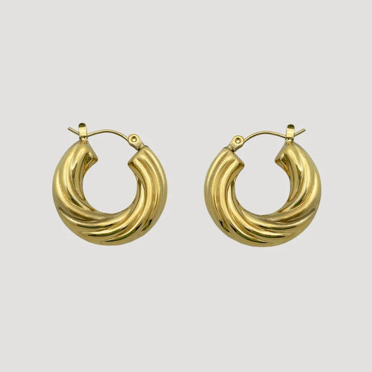 Orecchini Circle zig 80s