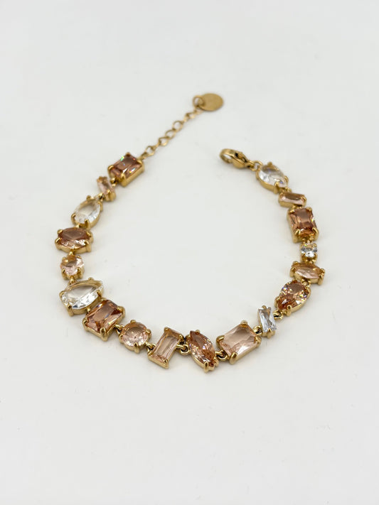 Bracciale Gold and Brown Crystal d’Incanto