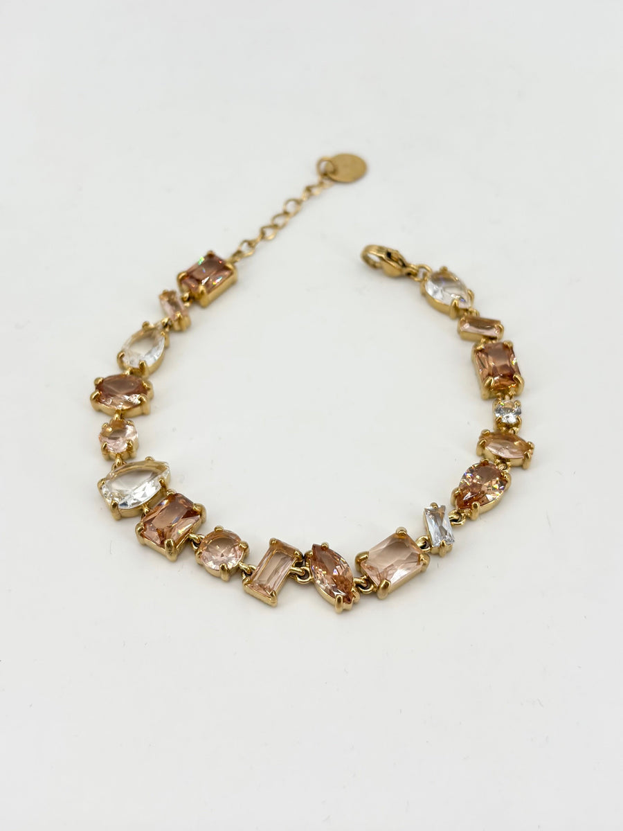 Bracciale Gold and Brown Crystal d’Incanto