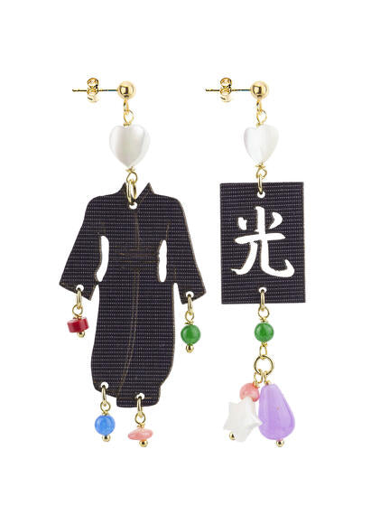 Orecchini Lebole Maison Kimono Special Nero