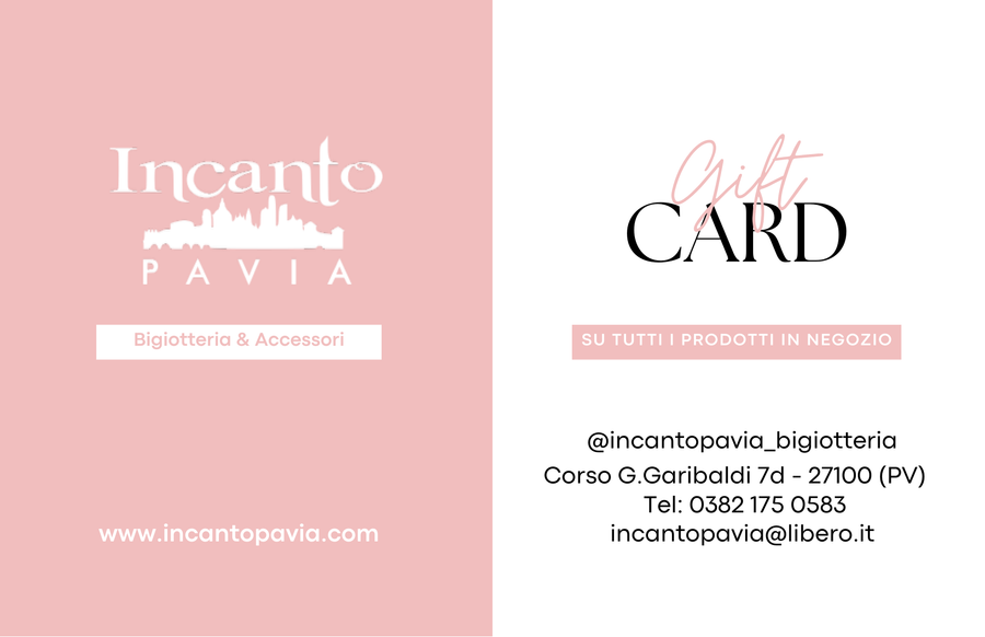 GIFT CARD INCANTO PAVIA