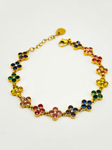Bracciale a Fiori Colorati - 8