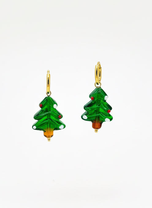 Orecchini albero di natale