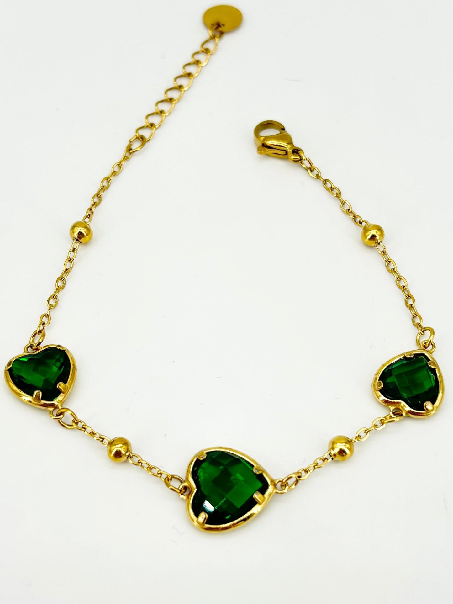 Bracciale Doppio Cuore Colorati