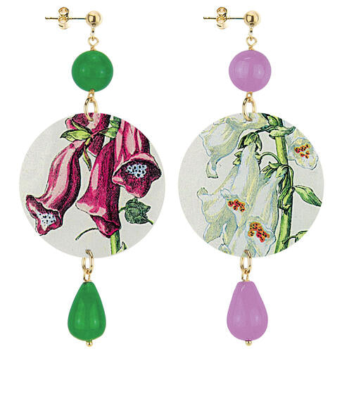 Orecchini Lebole Maison Rose Flowers