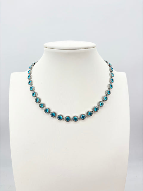 Collana Light Blue Still Diamond D’Incanto