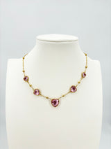 Collana Doppio Cuore Colorati - 3