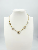 Collana Doppio Cuore Colorati - 2