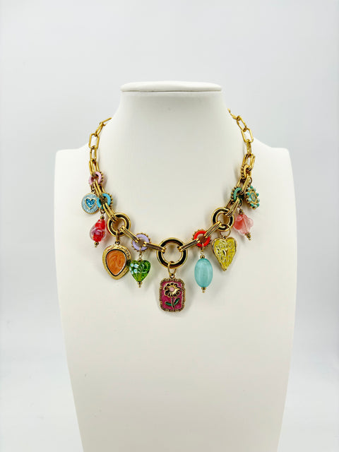 Collana Roses Charm d’Incanto