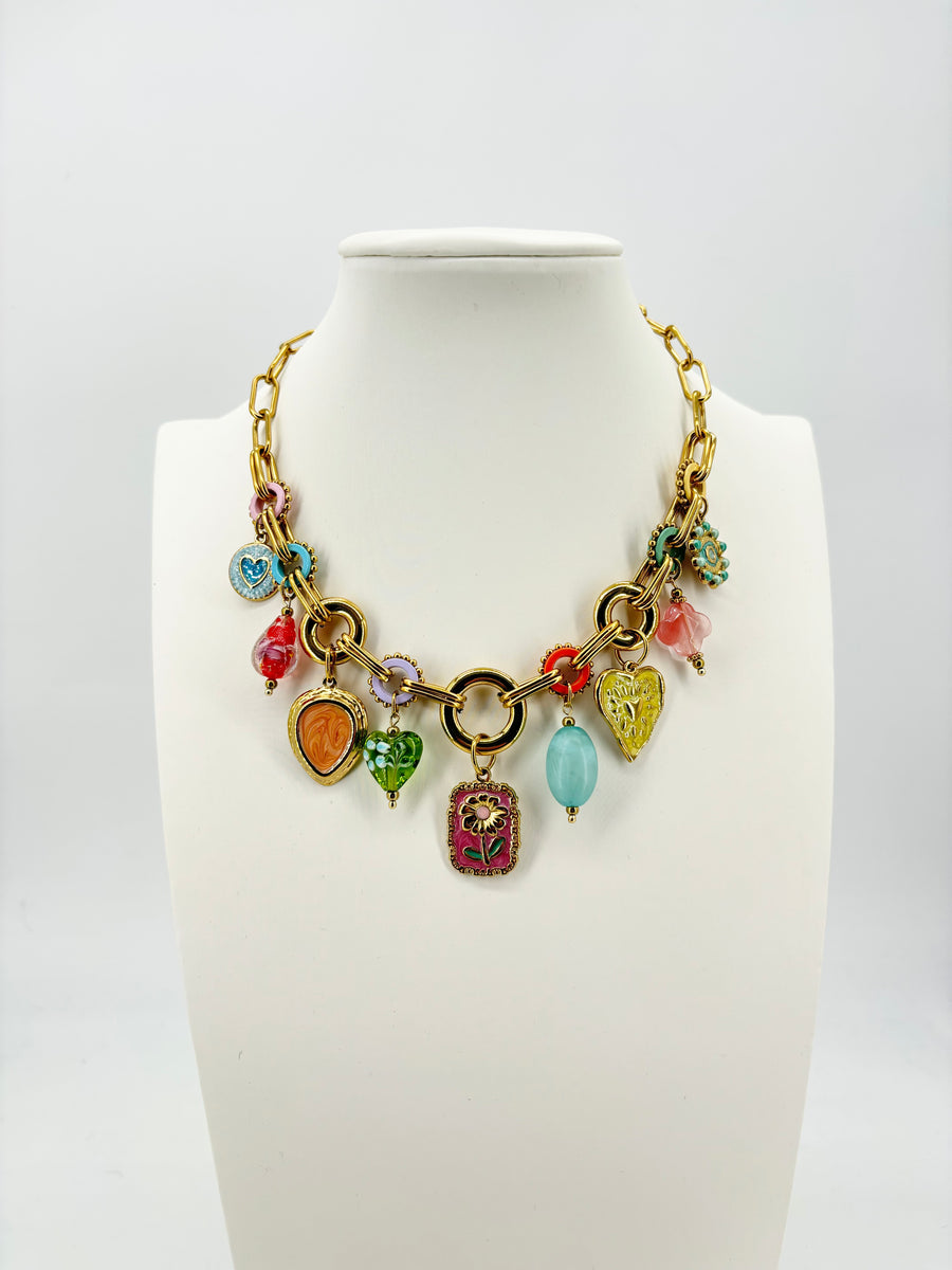 Collana Roses Charm d’Incanto