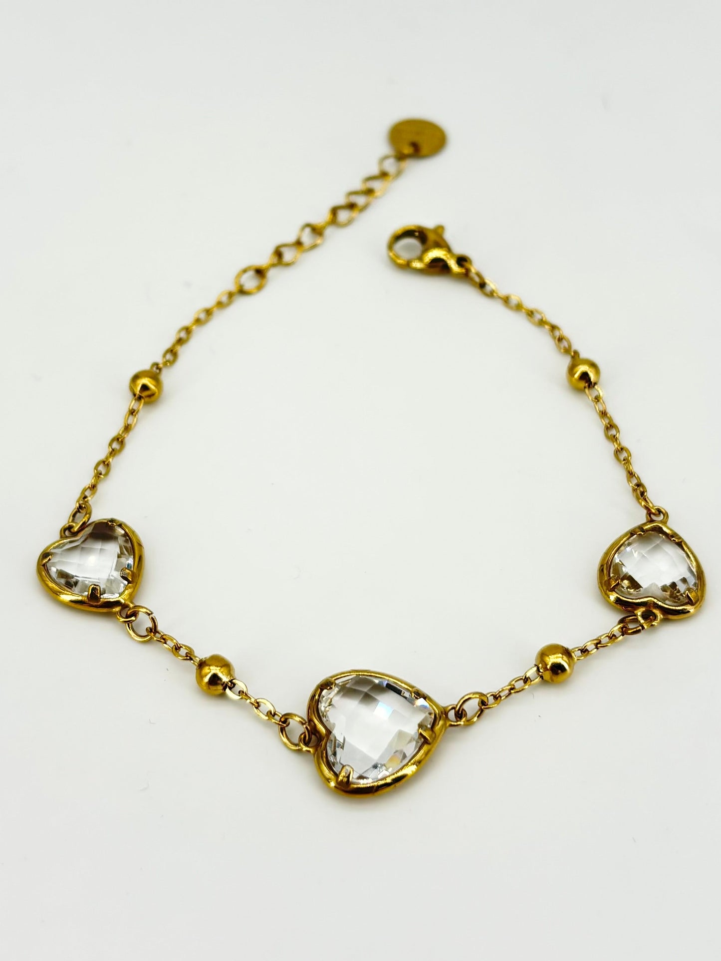 Bracciale Doppio Cuore Colorati