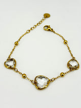 Bracciale Doppio Cuore Colorati - 3