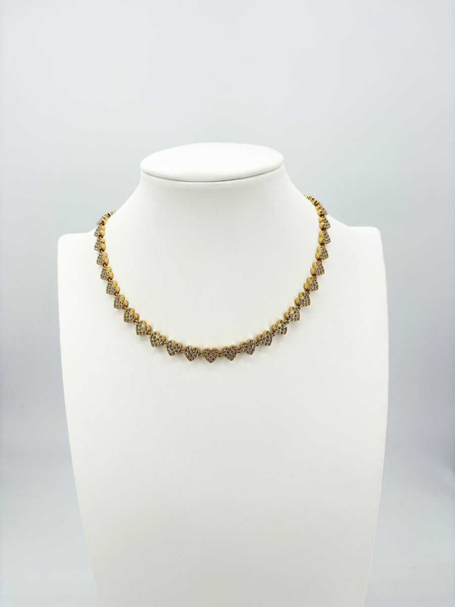 Collana Choker Incanto a Cuori Brillanti