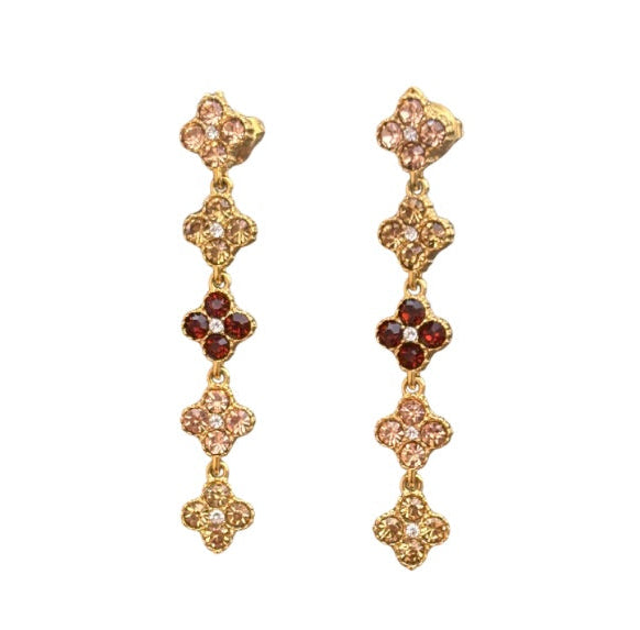 Orecchini a Fiori Colorati d’Incanto