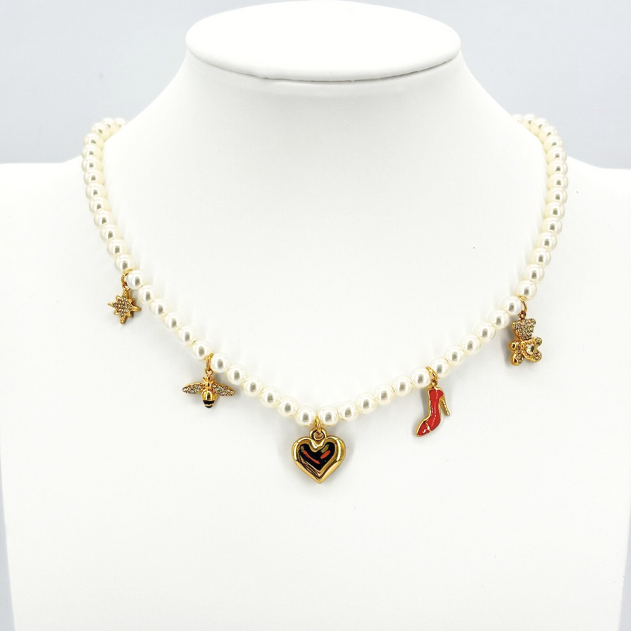 Collana Charms Perla