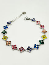 Bracciale a Fiori Colorati - 9
