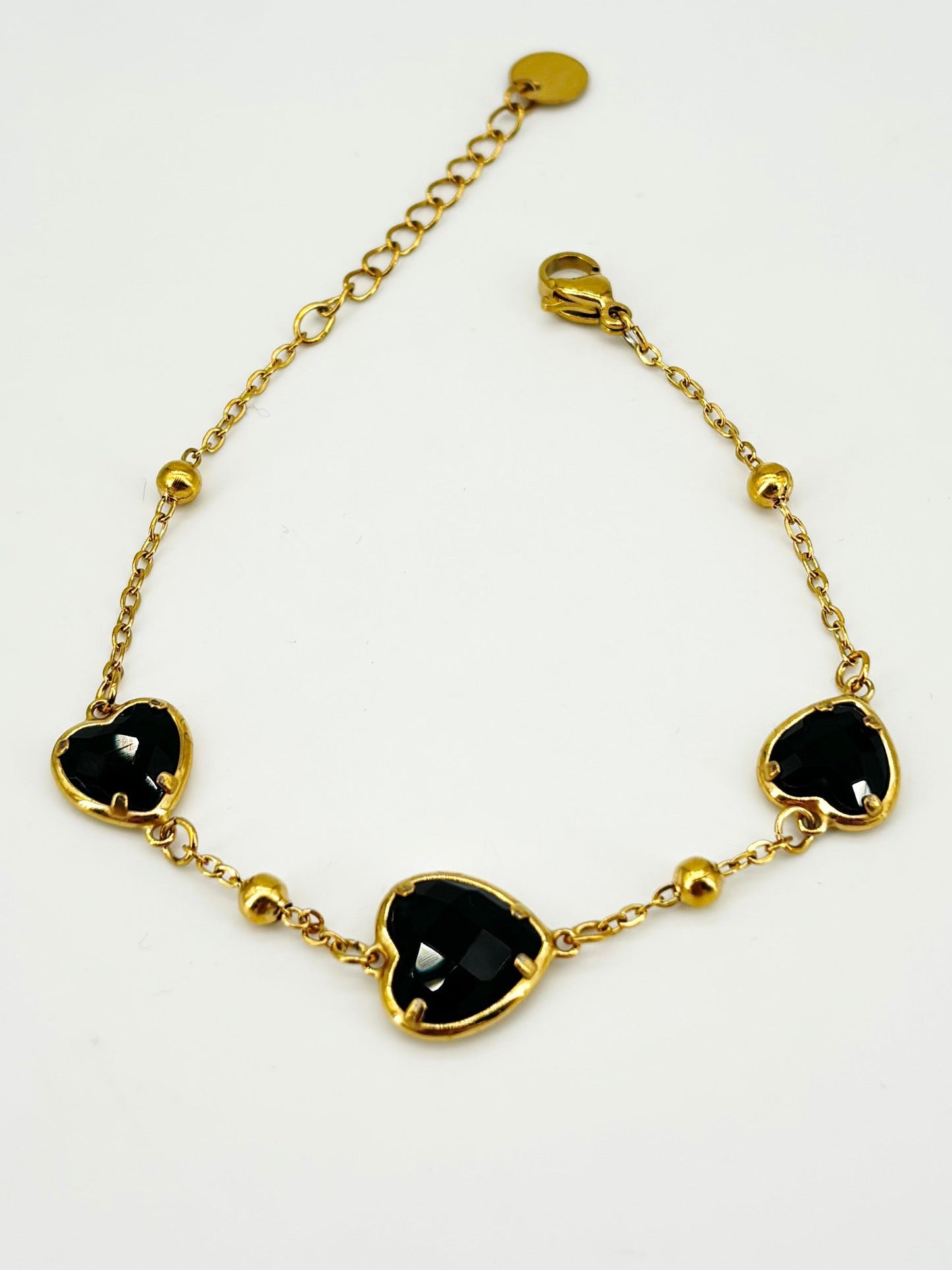 Bracciale Doppio Cuore Colorati