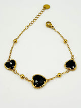 Bracciale Doppio Cuore Colorati - 6