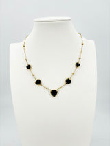 Collana Doppio Cuore Colorati - 6