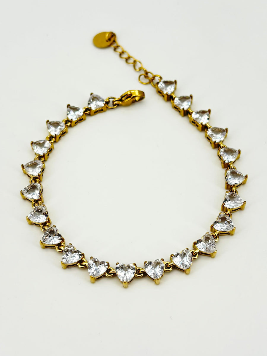 Bracciale a Cuori Diamond Incanto