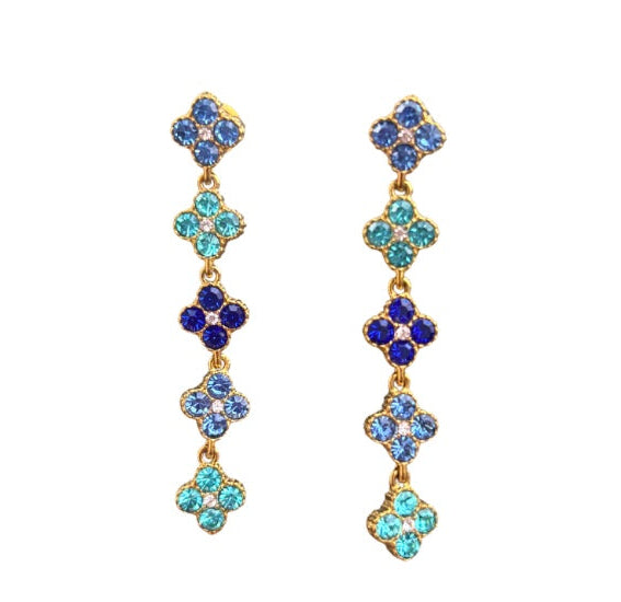 Orecchini a Fiori Colorati d’Incanto