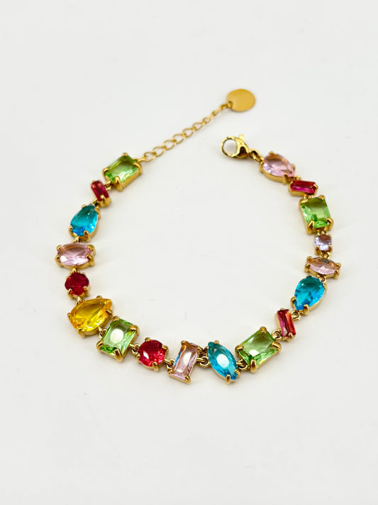 Bracciale Gold Arcobaleno Crystal d’Incanto