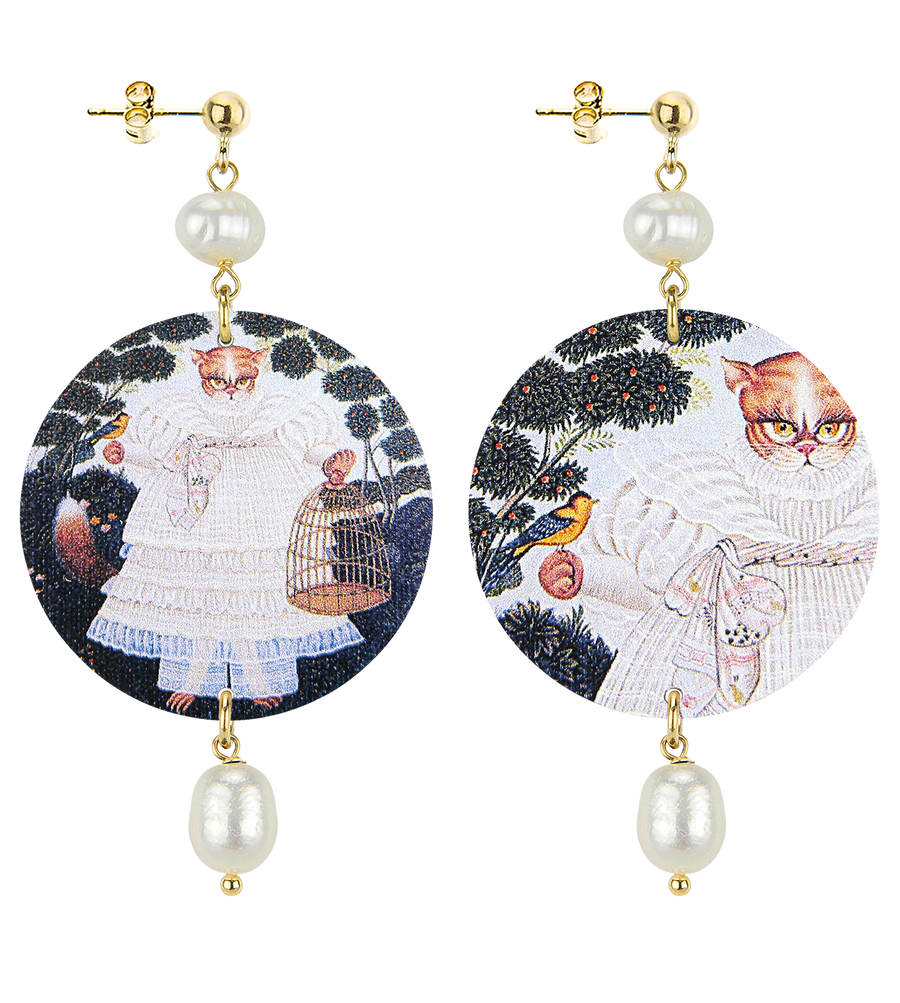 Orecchini Lebole Maison Gatti Classico Perla