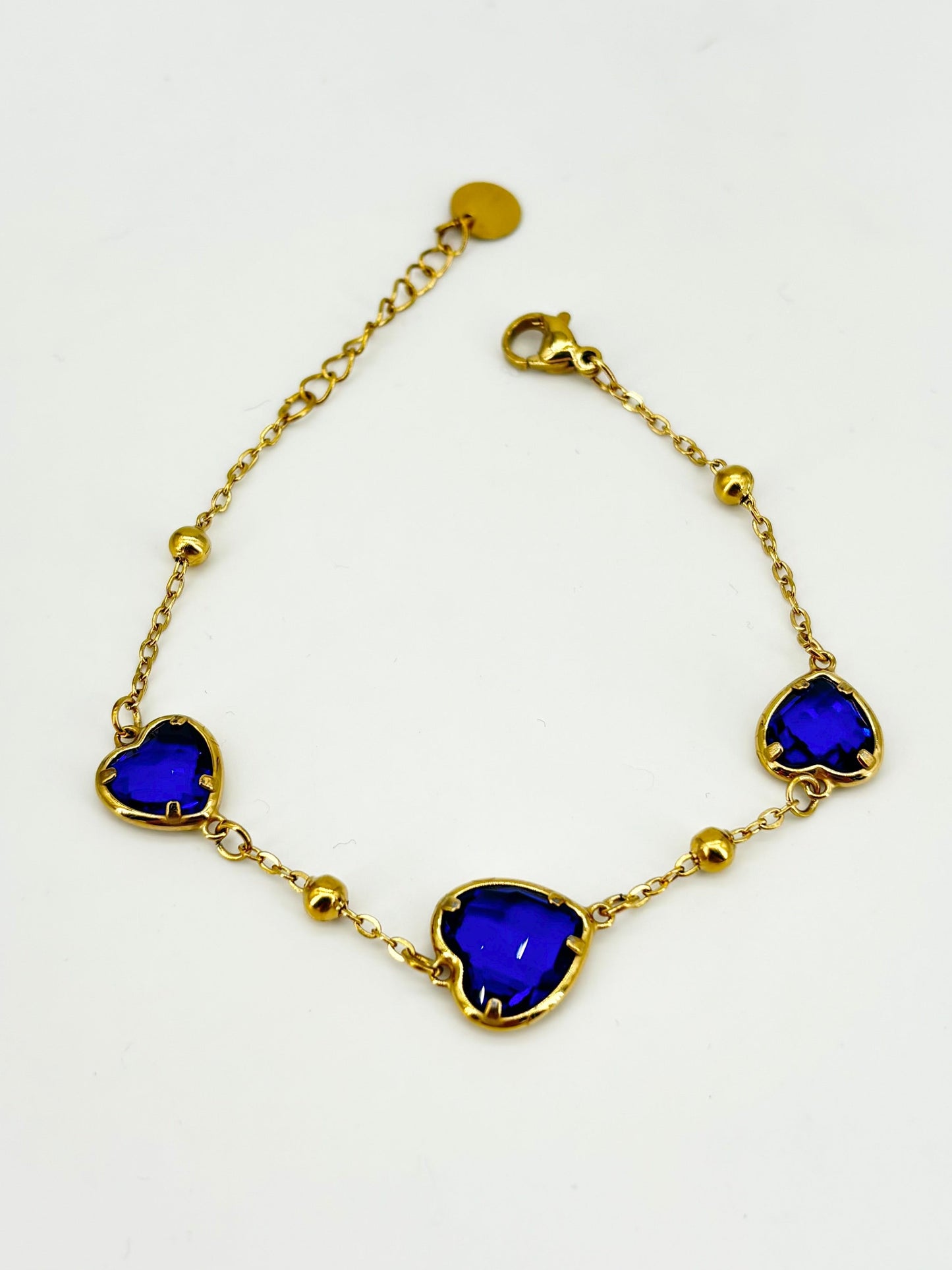 Bracciale Doppio Cuore Colorati