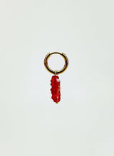 Orecchini Albero di natale rosso - 2