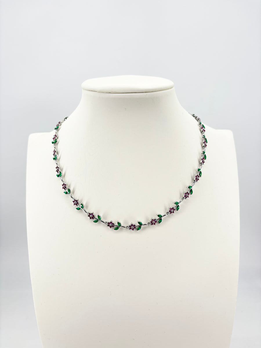 Collana Purple Rose d’Incanto