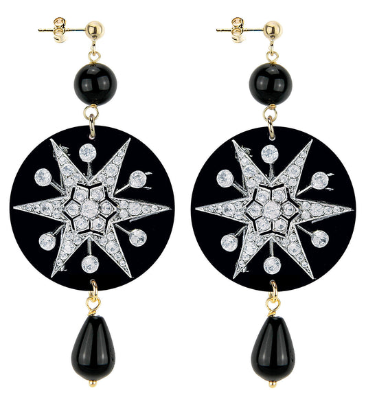 Orecchini Lebole Maison Stella Classico Nero