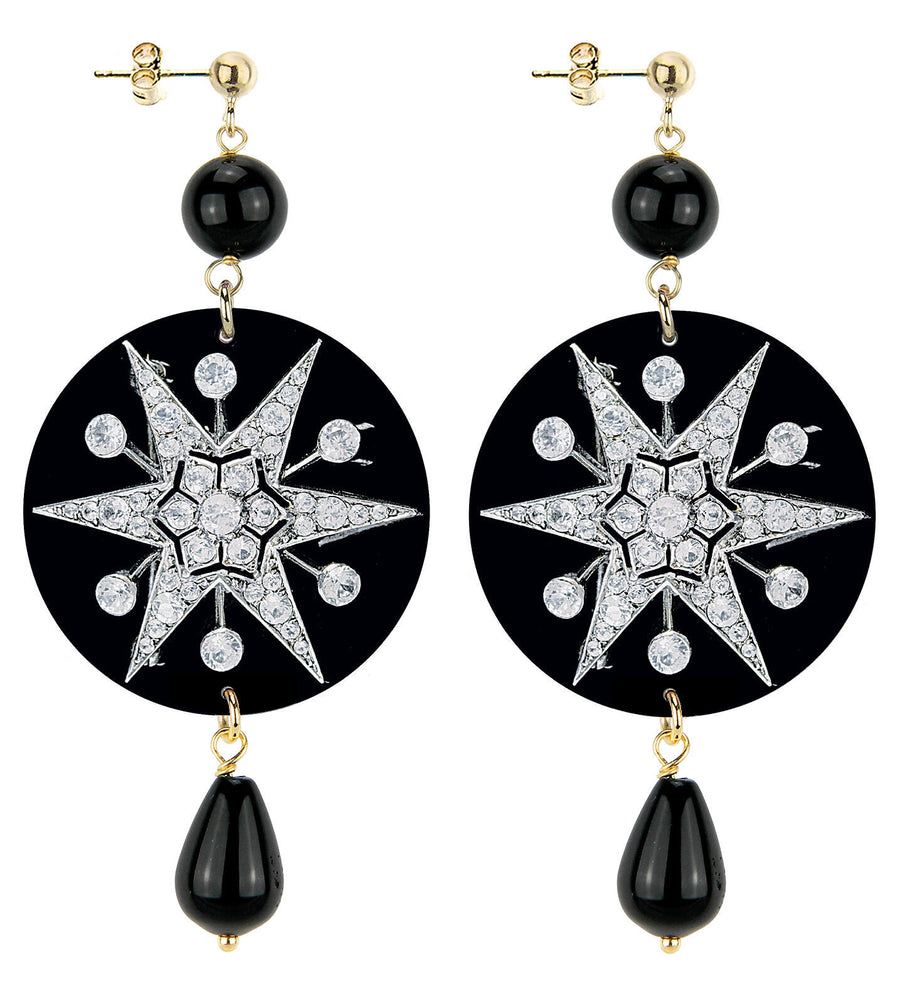 Orecchini Lebole Maison Stella Classico Nero
