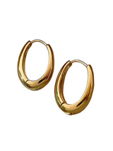 Orecchini con chiusura a scatto Ovali - 1