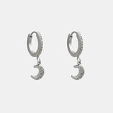 Orecchino pendente Moon Diamond - 2