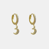 Orecchino pendente Moon Diamond - 1