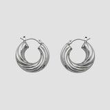 Orecchini Circle zig 80s - 2