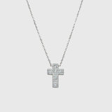Collana bold cross diamond - 2