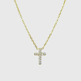 Collana regular cross diamond - 1