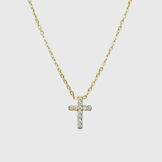 Collana regular cross diamond