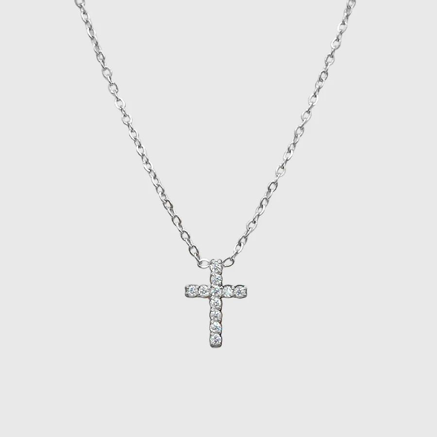 Collana regular cross diamond