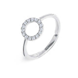 Anello Marlù cerchio con zirconi bianchi - 1
