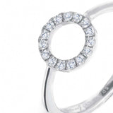 Anello Marlù cerchio con zirconi bianchi - 2
