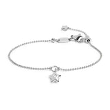 Bracciale Marlù catena a sfere con stella con zircone acciaio - 1