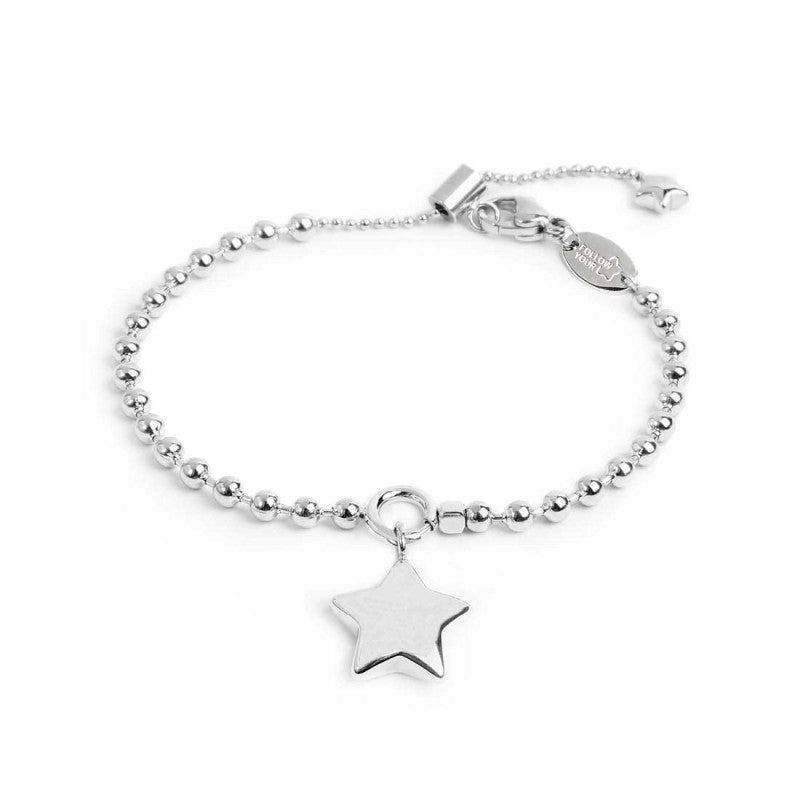 Bracciale Marlù  catena a sfere con stella acciaio