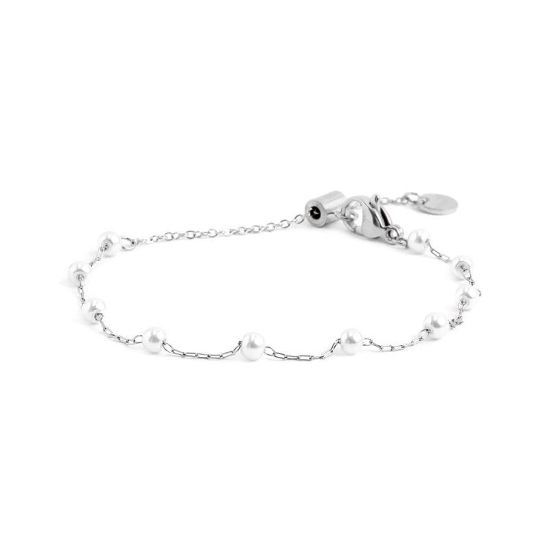 Bracciale Marlù catena con perle acciao