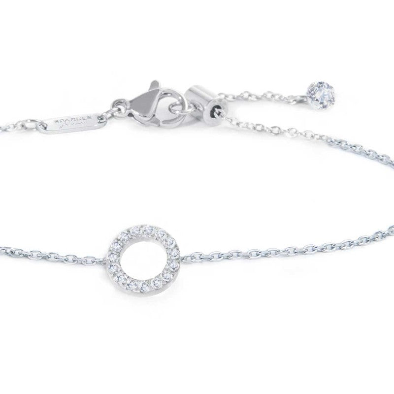 Bracciale Marlù cerchio con zirconi bianchi