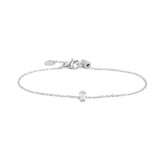 Bracciale Marlù con zircone baguette acciaio - 1