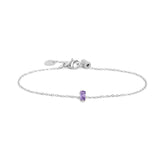 Bracciale Marlù con zircone baguette acciaio - 4